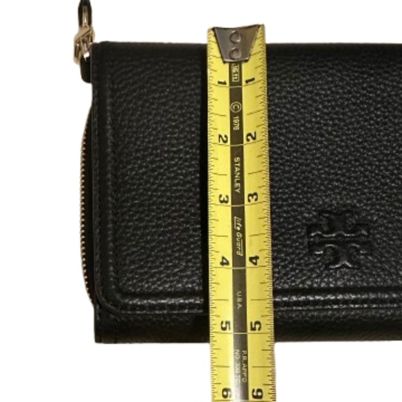 Brand NEW Tory Burch Thea Black Crossbody Wallet, Clutch, Handbag - Picture 8 of 9